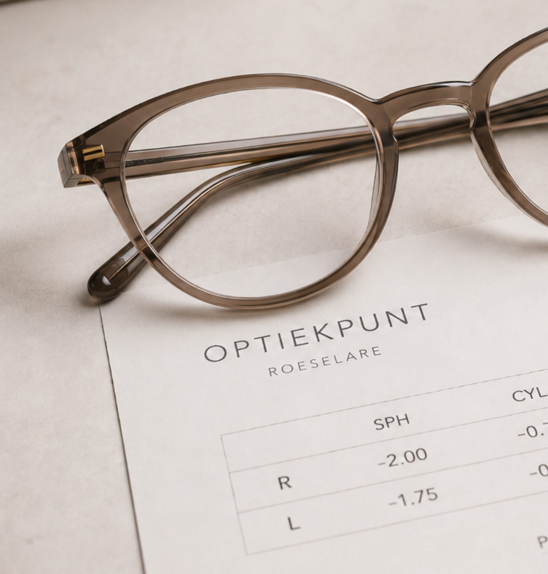 Brilvoorschrift Optiekpunt Roeselare